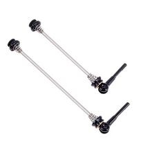Hub MTB Road Bike Wheel Tire Lever Wheel Hub Skewer Ti Titanium Axle Bicycle Quick Release Skewer juoda