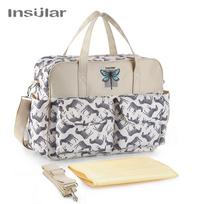 New Style Waterproof Diaper Bag Large Capacity Messenger Travel Bag Multifunctional Maternity Mother Baby Stroller Bags dryžiai