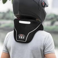 Motociklo kaklo apsauga nuo nuovargio Motociklo kaklo atrama Apsauginis motociklo kaklo įtvaras 3D kaklinės stuburo apsauga black