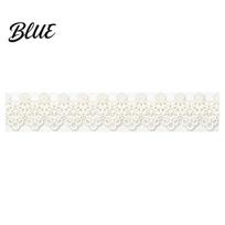 Scrapbooking Lace Tape Pattern PET Tapes Floral Arts Decorative Washi Tape Adhesive Masking Tapes for DIY Craft Scrapbook Journaling Gift D
