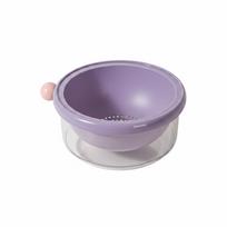 Plastic Vegetable Basket Food Grade Kitchen Storage Baskets Fruit Washing Basket  Vegetable Rinsing violetinė
