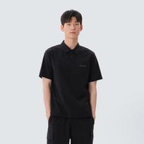 [Snowpeak] Cordura Short-Sleeve Polo T-shirt Black (S25MMPPS02) 110