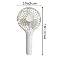 Handheld Fan Portable Fan Unisex USB-Rechargeable 1200mAh Mini Fan 3-Speed Settings Ideal for Home Office Outdoor and Travel balta