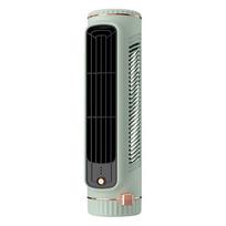 Vertical Horizontal Electric Fan USB Rechargeable 3 Speeds Household Air Conditioning Fan Desktop Cooling Fan Portable Tower Fan žalia