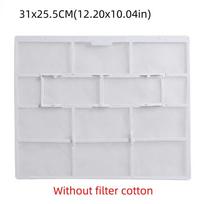 Plastic AC Anti-Dust Filter Net Antibacterial Replacement Air Conditioner Mesh  Living Room Style F