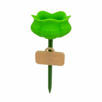 Colorful Bee Butterfly Water Cup Plastic Animals Feeder Insect Drinking Device  Pollinator Friendly žalia