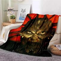 Jeepers Creepers Blanket Horror Movie Halloween Flannel soft Throw blanket Children Birthday Gift Bedroom Sofa Travel Camping Size: 75*100cm, Weight: 230 GSM