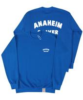 Graver Ordinary [Odnr-Unisex] Scotch Round Logo Sweatshirt_Cobalt Blue Cobalt Blue_White Print/M