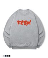 Top Boy [Non-Fleece Or Fleece] Balloon Print Sweatshirt (Type B) (Non-Fleece) Black Ptm166/M