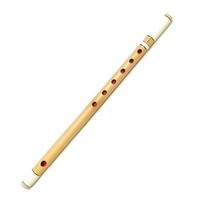Shishida Maki Uchiaka Fuji double Classical style Shinobue festival music and transverse Chikkei, (5 hon), (inner red), 6 holes