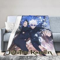 Jujutsu Kaisen Plush Blanket Kids Flannel Bedding Throws For Couch Chair Soft Warm Quality Bedspread Birthday Gift Size: 75*100cm, Weight: 230 GSM
