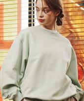 Upper Strop [Up3302] New Logo Basic Sweatshirt Light Mint L
