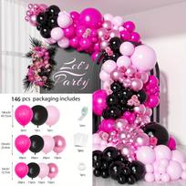 113PCS Balloon Garland Arch Set Wedding Birthday Party Anniversary Decoration Indoor and Outdoor Decoration Other violetinė
