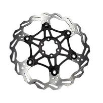 Mtb Mountain Bike Bicycle Cooling Floating Disc Pad Rotor 140/160/180/203mm Six Nail Brake Disc 160mm, 180mm, 203mm Hydraulic Disc Brake (Hydraulic Brake Pad) juoda