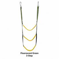 Boat Rope Ladder 3/4/5 Step Portable Nylon Boarding Ladder Reusable Marine Climbing Ladder for Boats Kayaks Yachts Swimming Green - 3