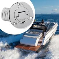 Stainless Steel Boat Deck Filler Cap Marine Water Fill Cover High Performance for Yacht Ship RV