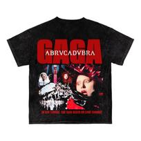 2026 New Pure Cotton Vintage Lady Gaga Mayhem Aesthetic Unisex High-Quality Retro Fashion T-shirt 4XL