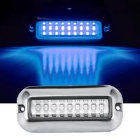Waterproof Underwater Light Yacht Boat Transom12V 27 LED Marine Underwater Pontoon Boat Tail Lamp White/Blue 1pcs Blue light