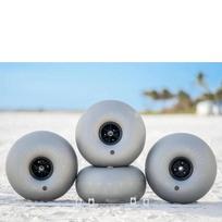 PVC Balloon Wheels Inflatable Beach Cart Tires High Load Capacity for Kayak Wagon Sand Trolley Universal Accessories 23mm