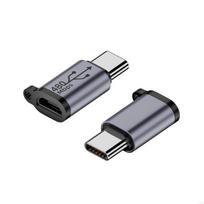 Type-C į Micro USB Mini USB adapterio keitiklis 18W aliuminio lydinio jungtis 480Mbps skaitmeninei kamerai, GPS imtuvui Micro to Type C