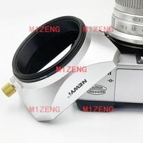 Sidabrinis universalus kvadratinis objektyvo gaubtas 37/39/40/5/43/46/49/52/55/58mm DSLR veidrodinei kamerai, vaizdo kamerai, DV 37mm