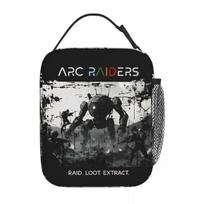 Arc Raiders Robots Insulated Lunch Bag Portable Lunch Container Thermal Bag Tote Lunch Box College Picnic Food Storage Bags One Size