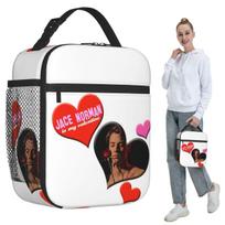Jace Norman Is My Valentine Insulated Lunch Bag for Kids School Cooler Thermal Food Box Tote Leakproof Lunch Boxes Container One Size
