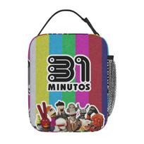 31 Minutos Chilean Cartoon Insulated Lunch Bag Thermal Bag Meal Container Leakproof Lunch Box Tote Men Women Beach Picnic One Size