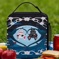 A-Adopts Me Lunch Bag  Cute Lunch Box For Child School Portable Zipper Cooler Bag Oxford Print Thermal Tote Handbags One Size