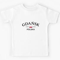 Gdansk Polska (Poland) Polish Coordinates Kids T-Shirt 170