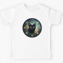 Cat Noir #852 | Black Cat Kids T-Shirt 160