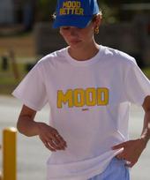 Mood Bearer Mood Stitch Logo Basic Fit T Shirts White Free