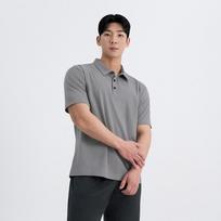 Sculp Pig Smt25012-03 Addiction Comfort Collared T-Shirt Charcoal Gray Charcoal Gray/M