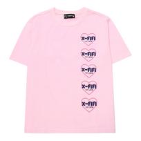 Pipilapin X-Fifi Heart Graphic Short Sleeve T-Shirt/Fm8Wts17F Pink One