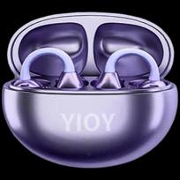 Z50S Ultra Clip-On Bone Conduction Wireless Earbuds violetinė