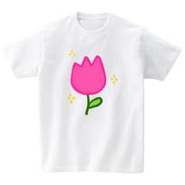 Awesome Us A Cute Tulip T-Shirts_4Color White/M