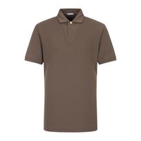 Ferraro Milano Men'S Wide Placket Tee Brown (Amreks23157) Brown.Amreks231/100