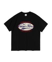 Cargo Bros For Woman American Classic Oval Logo Short Sleeve T-Shirt (Black) S