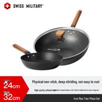 SWISS MILITARY Iron Cookware 2-Piece Set