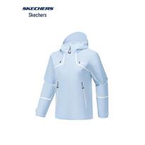 Skechers Women's P425W189 3-in-1 Outdoor Jacket XL kūdikio mėlyna spalva