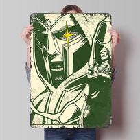 MF DOOM RAPPER MUSIC Poster Customized Wall Art Vintage Metal Signs Retro Tin Plaque for Man Cave House Decor Room Decorations 20X30CM