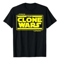 Printed T-shirt With The Star Wars Clone Wars Logo L