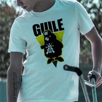 Doldol Gangster Guile_T-Shirts_09 Gangster Crow Guile Hip-Hop Graffiti Character Graphic Design T-Shirt White/Xxl