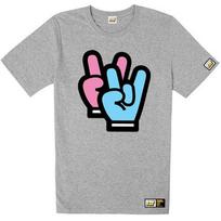 Doldol Shake Pap_T-Shirts_03 Paprika B-Boy Shake Pop Character Graffiti Graphic Illustration T-Shirt Gray/L