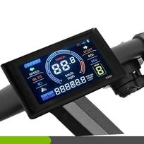 Elektrinio dviračio priedai LCD-S966 išmanusis spalvotas prietaisų skydelis su NFC funkcija Dalys Priedai Ekranas juoda