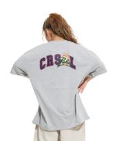 Cream Soda Lab Multi Arc Oversized Pocket Short Sleeve Tee Gray Navy Xl