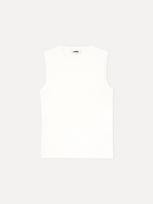 Label Archive Hale Sleeveless Rib Knit White 3