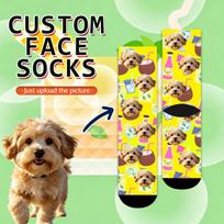 360 Digital Printing Spandex Blank Customized Socks ODM Service Low Minimum Order Quantity Quick Sample Delivery 36-46 geltona