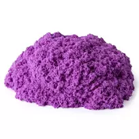 Kinetic Sand 2 svarai violetinis žaidimų smėlis, formuojamas sensorinis žaislas vaikams, užsandarinamas maišelis (pakuotė gali skirtis), nuo 3 metų