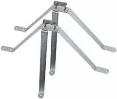DELTA ENERGY SYSTEMS (SWITZERLAND) AG OBEJMA MUROWA OMP-50W50 Pipe Wall Clamp 50 mm Steel Hot-dip Galvanized Silver
